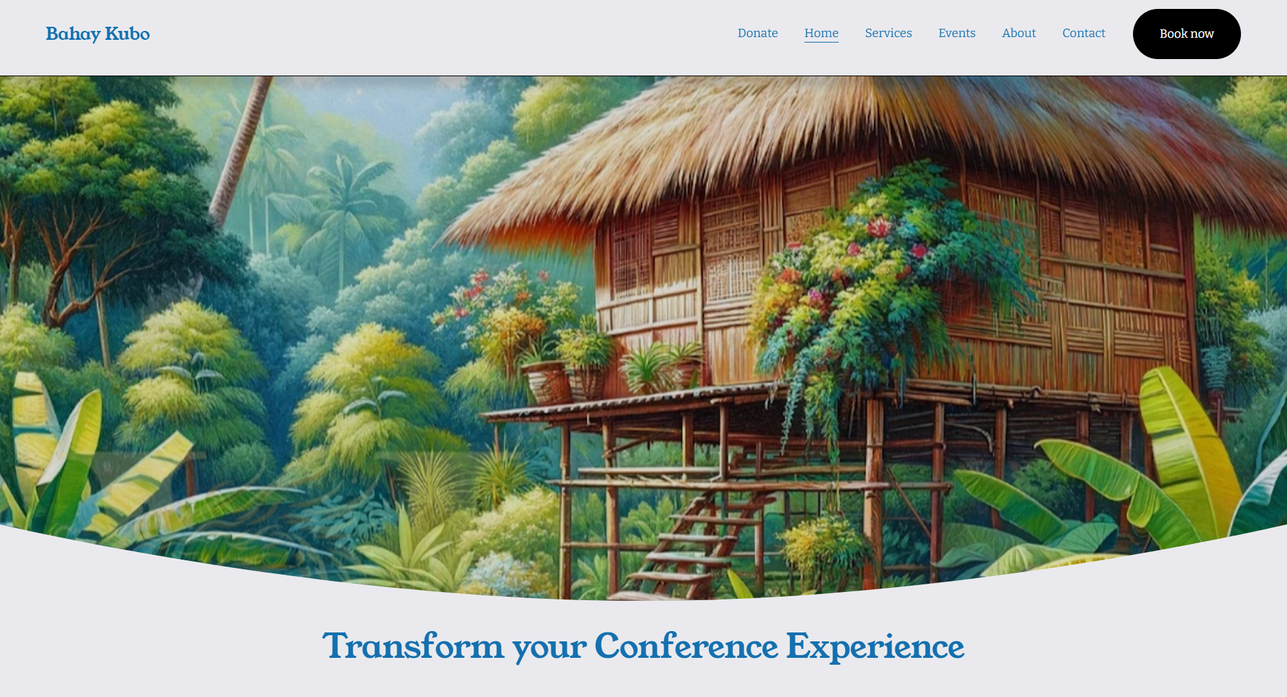 Bahay Kubo Retreat Website